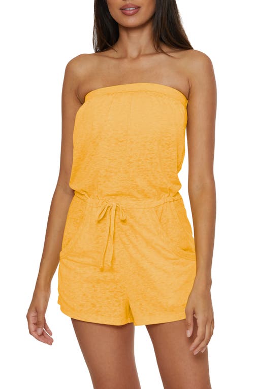 Becca Beach Date Strapless Cover-up Romper