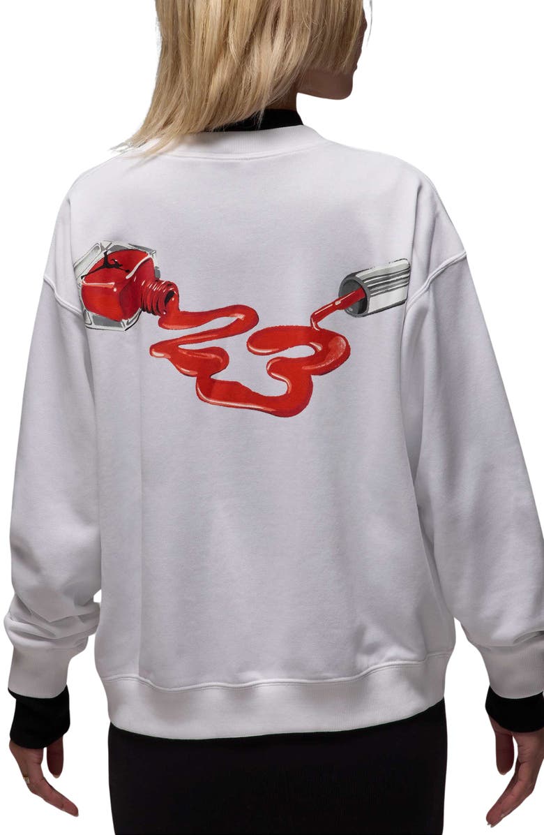 Nike Jordan Brooklyn Fleece Crewneck Sweatshirt, Alternate, color, 