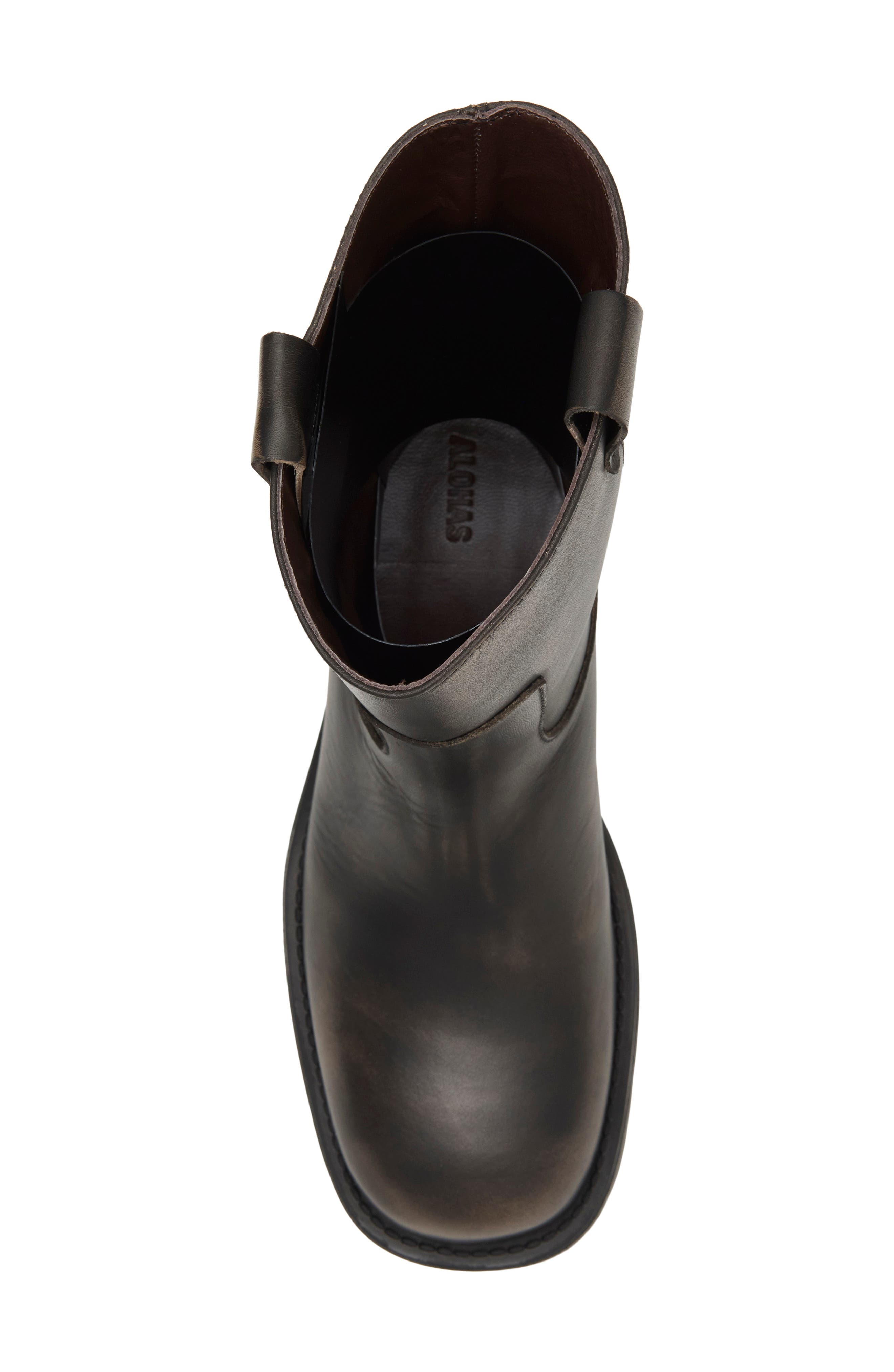 Rajan Round Toe Short Boot, Alternate, color, BRUSHED BROWN