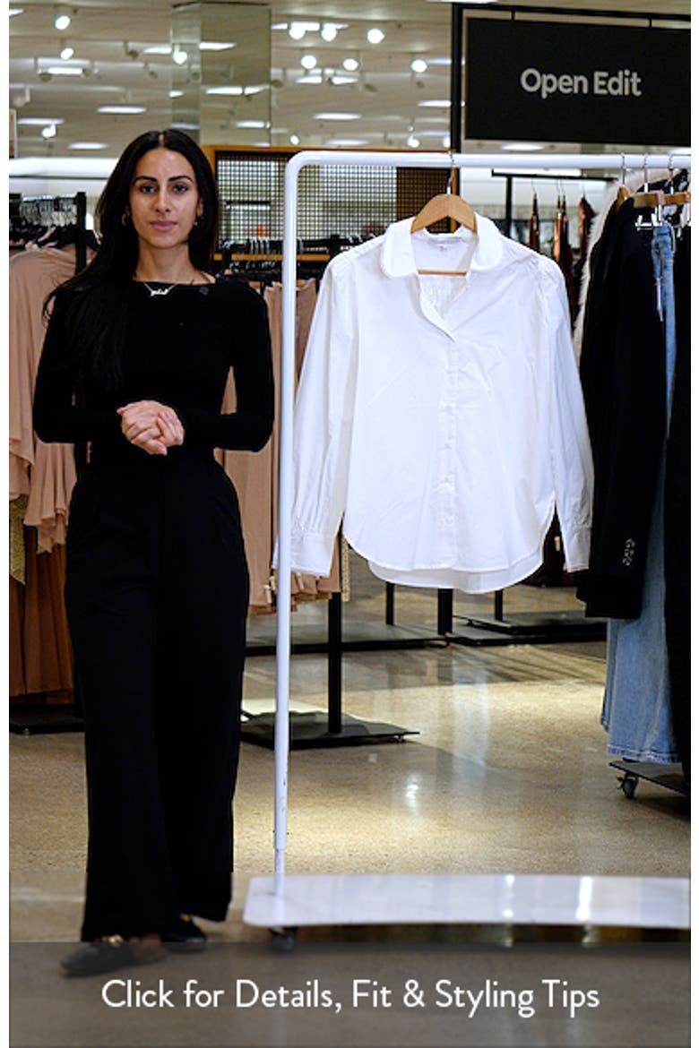 Lace Trim Button-Up Shirt video