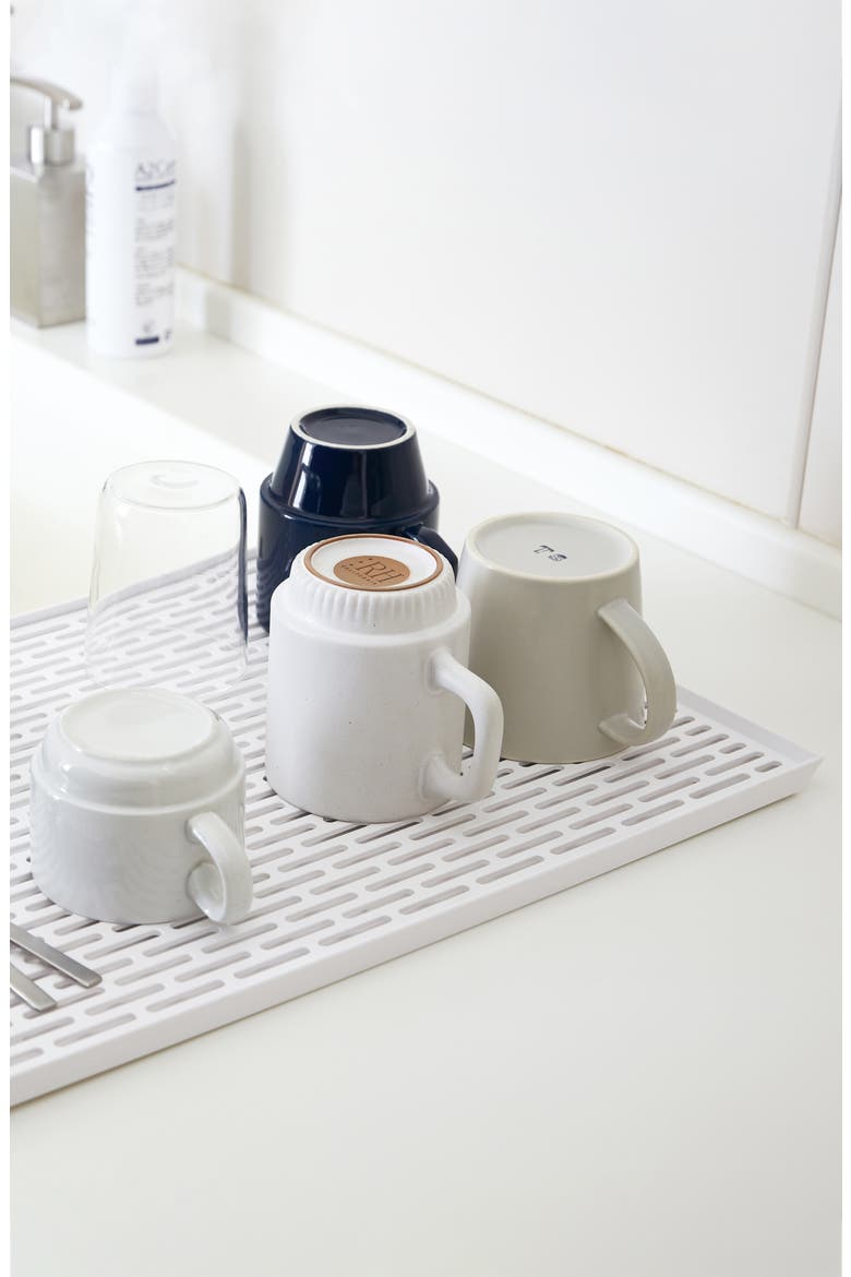 Dish Drainer Tray, Alternate, color, WHITE