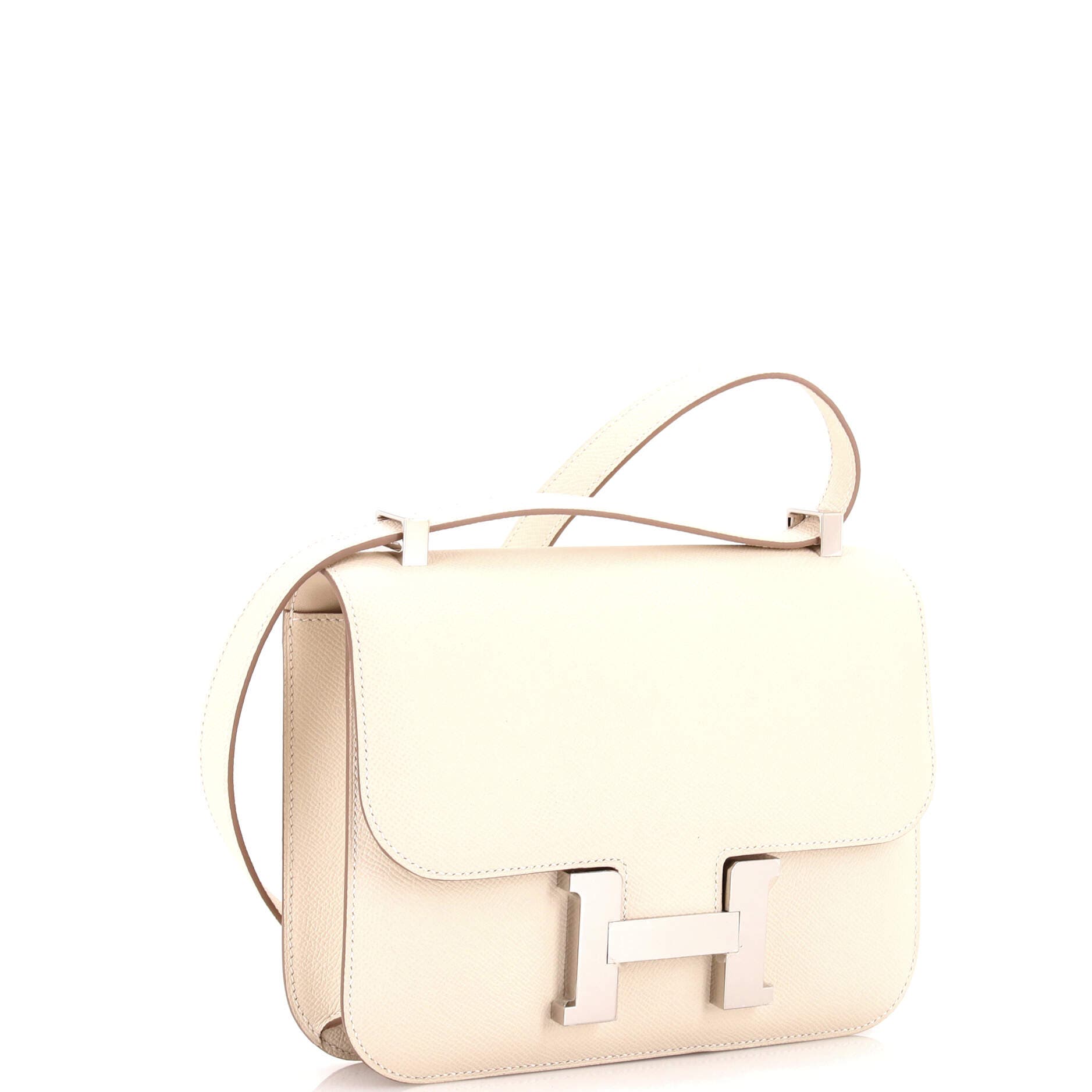Pre-Owned Hermes Constance NM Bag Epsom 24, Alternate, color, Craie