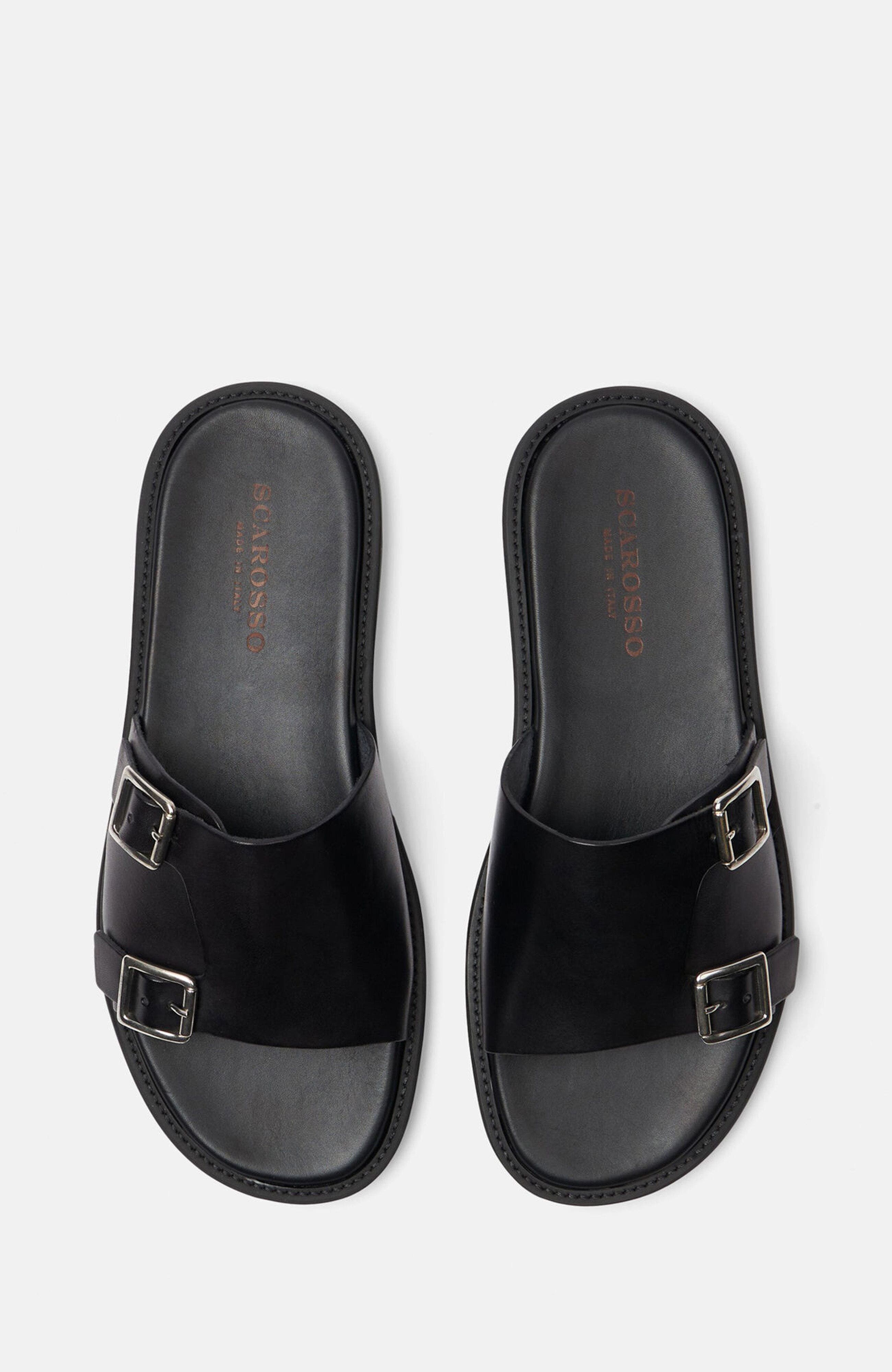 Costantino Sandals, Alternate, color, Black - Calf