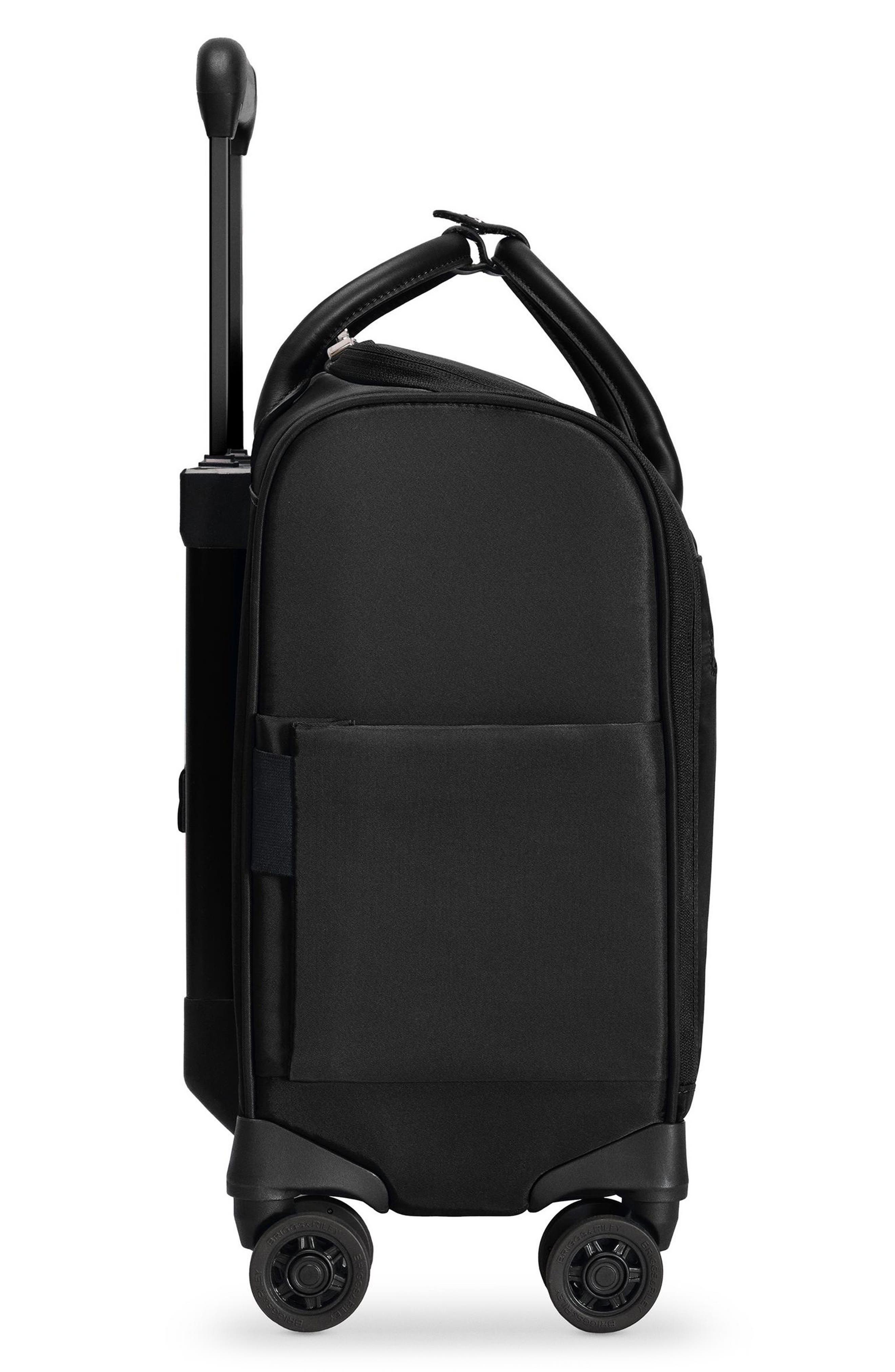 Briggs & Riley Rhapsody Cabin Spinner Carry-On Suitcase, Alternate, color, Black