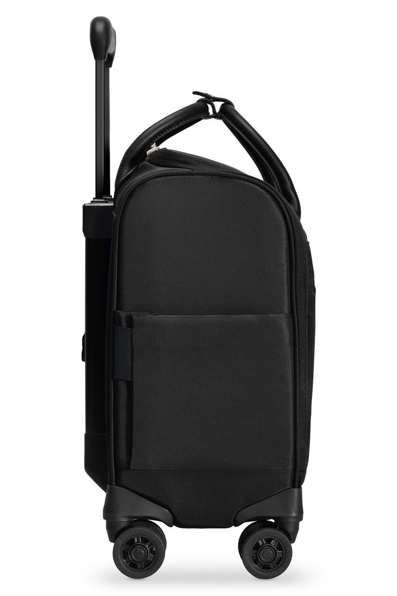 Rhapsody Cabin Spinner Carry-On Suitcase, Alternate, color, BLACK