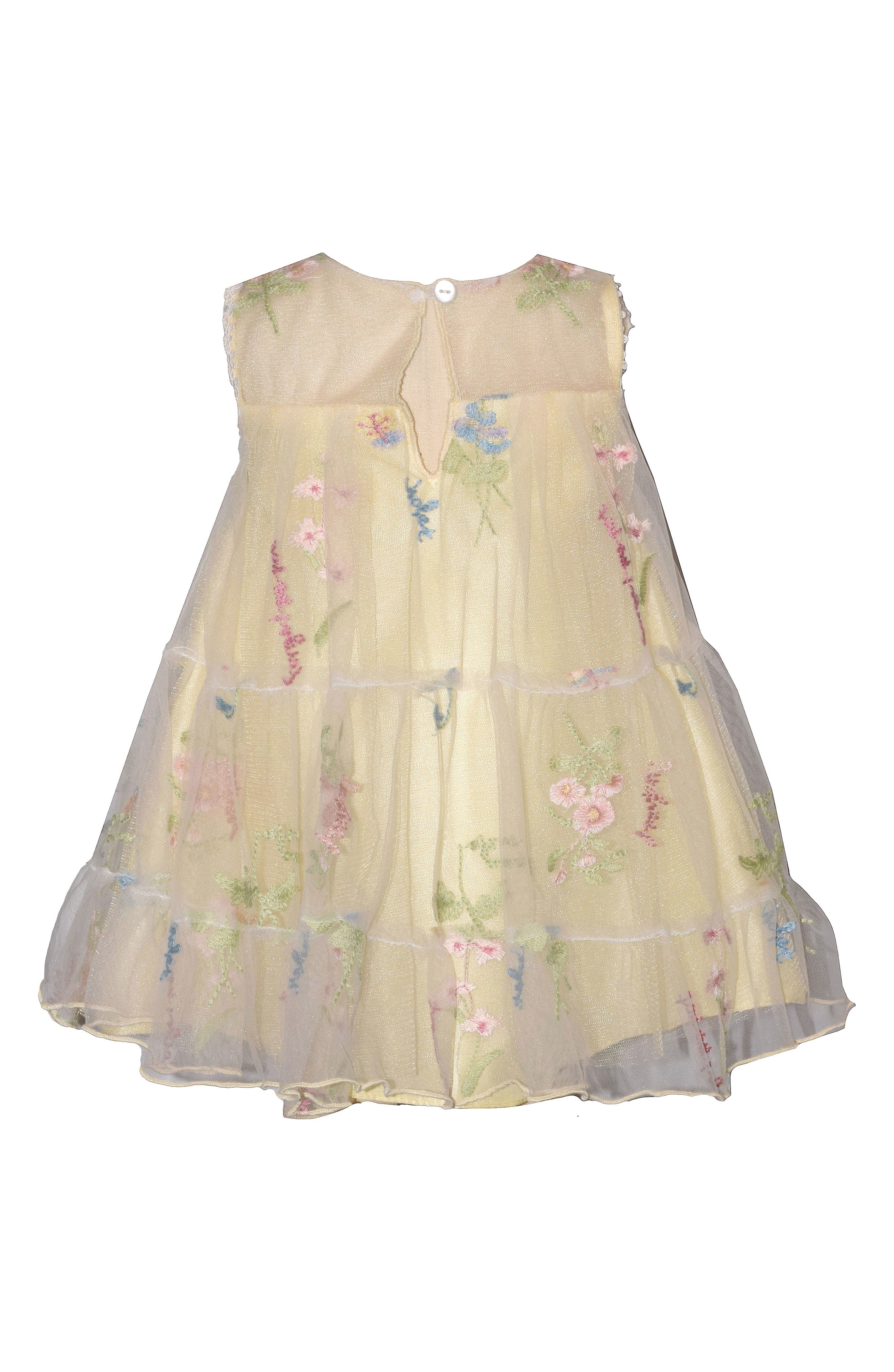 Iris & Ivy Embroidered Mesh Tiered Float Party Dress — фото 2