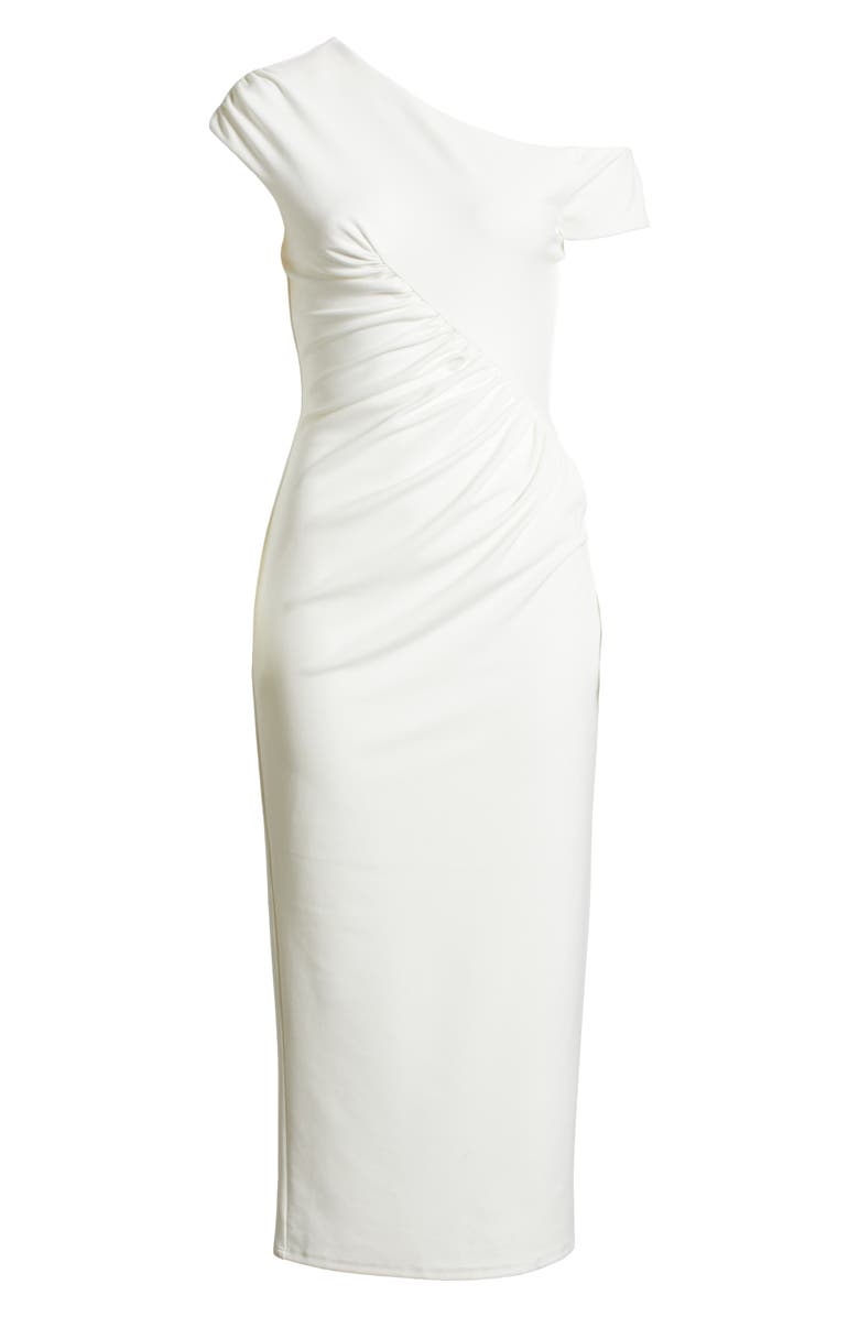 Katie May Josie One-Shoulder Ruched Cocktail Dress, Alternate, color,