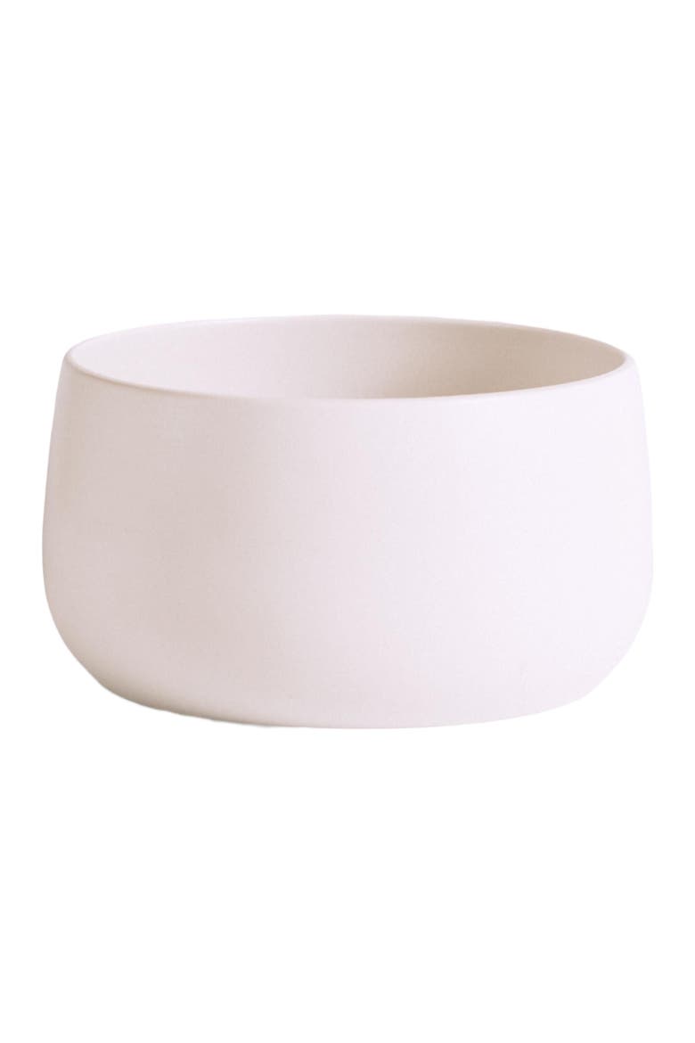 Stoneware Serving Bowl, Main, color, White