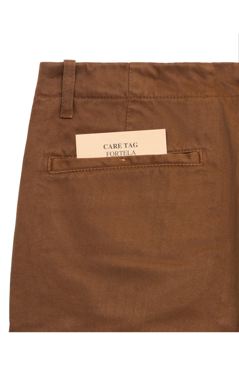 Fortela Wallace Herringbone Trousers, Alternate, color, Camel