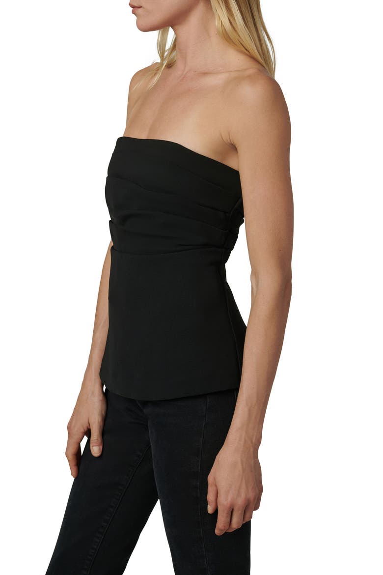 The Laura Strapless, Alternate, color, BLACK
