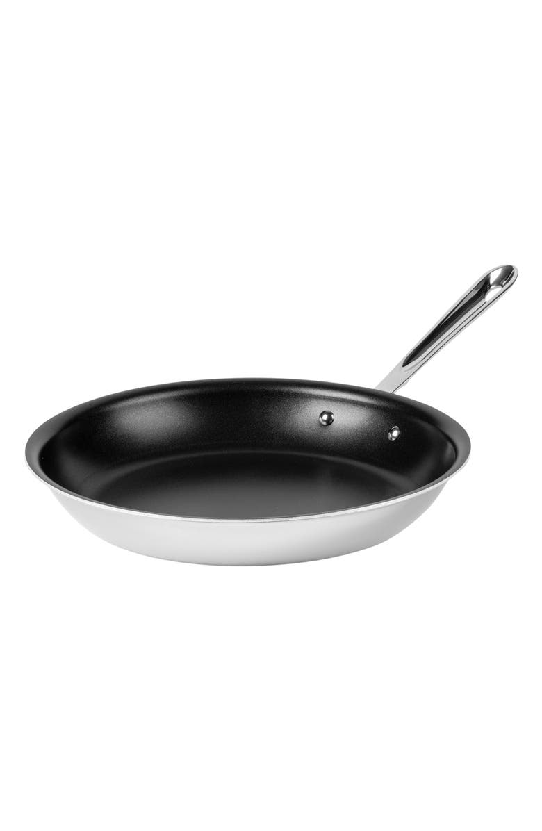 All-Clad D3 Pro 12-Inch Nonstick Fry Pan, Main, color, Silver