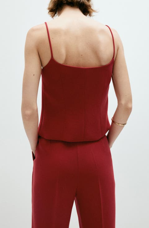 Woven Crop Camisole