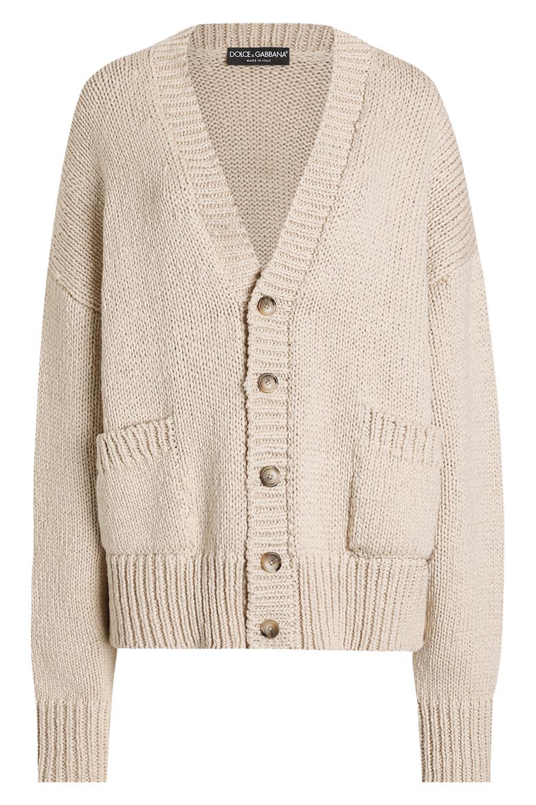Slouchy Cotton Cardigan, Alternate, color, M0169 ECRU 4