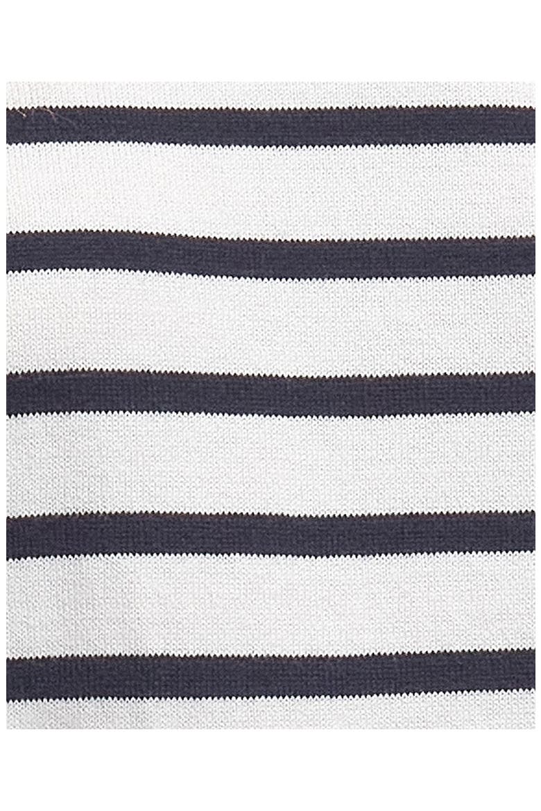Ellewood Stripe Cotton Crewneck Sweater, Alternate, color, CLOUD/NAVY