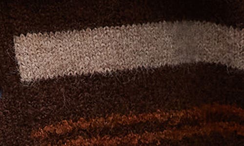 Shop Topman Relaxed Stripe Polo Cardigan In Brown
