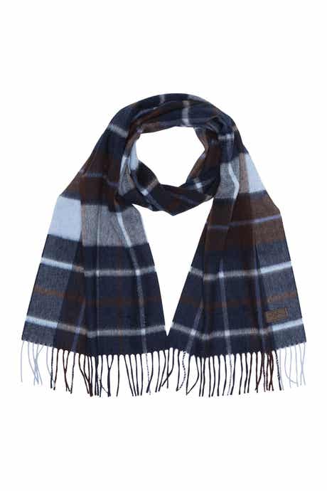 Hickey Freeman Cashmere Plaid Scarf