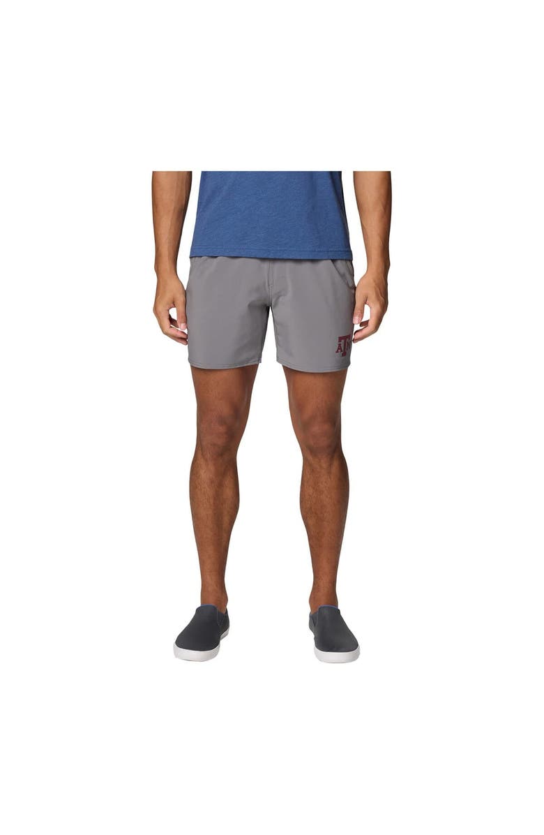Columbia Men's Columbia Gray Texas A&M Aggies PFG Terminal Roamer<sup>™</sup> Omni-Shade<sup>™</sup> Stretch Shorts, Main, color, Gray