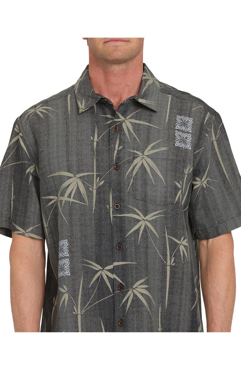 Quiksilver Waterman Bamb Bay WM SS Short Sleeve Shirt, Main, color, Phantom