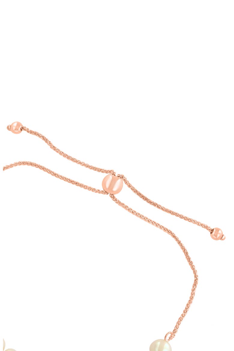 14K Rose Gold ,Fresh Water Pearl Bracelet, Alternate, color, 14K Rose Gold