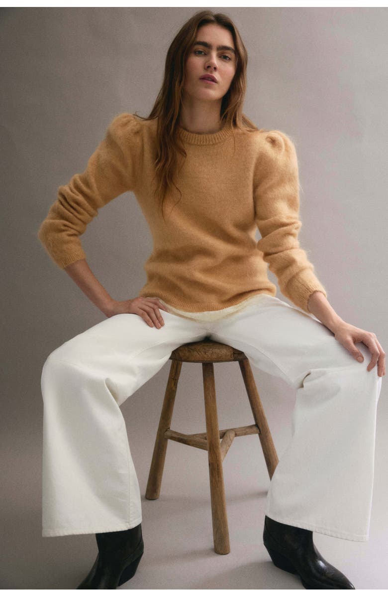 H&M Mohair-blend Jumper, Alternate, color, Beige