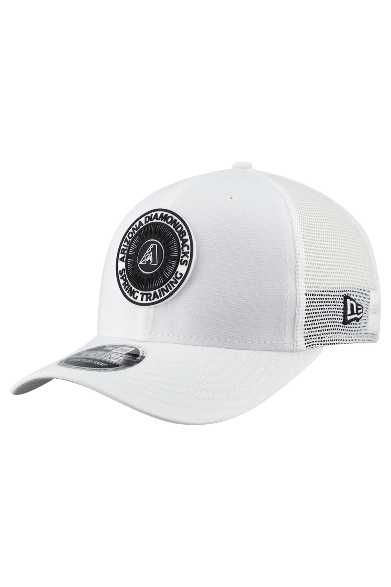 Men's New Era  White Arizona Diamondbacks 2026 Spring Training Fan Pack 9SEVENTY Adjustable Trucker Hat, Main, color, White