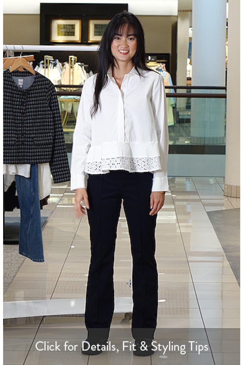 Eyelet Trim Shirt video