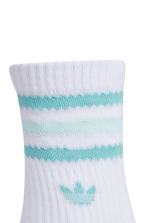 Adidas Originals Adidas Assorted 3-pack Kids' Originals Roller 3.0 Crew Socks In White