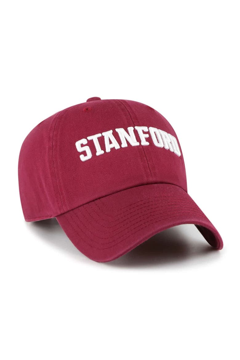 Men's '47 Cardinal Stanford Cardinal Clean Up Adjustable Hat, Alternate, color, Cardinal
