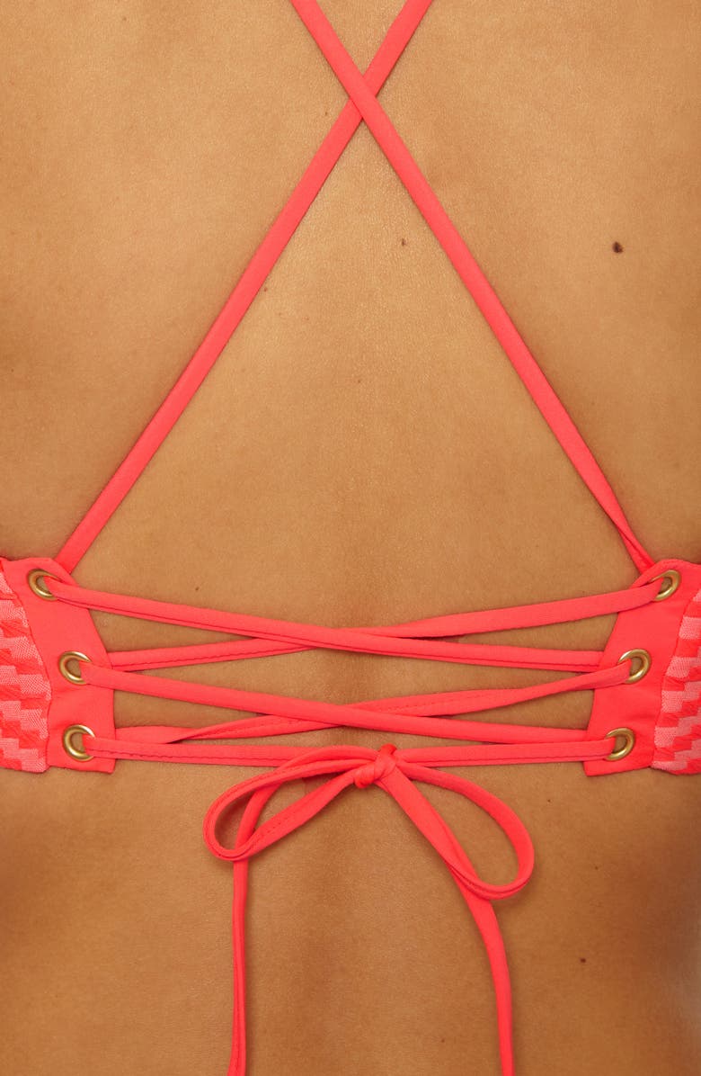 Becca Connect Underwire Bikini Top, Alternate, color, Dragon Fire