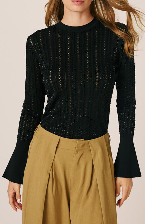 Openwork Knit Jumper