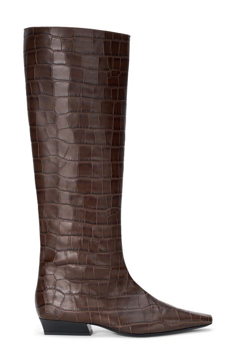 Wally Flat Knee High Boot