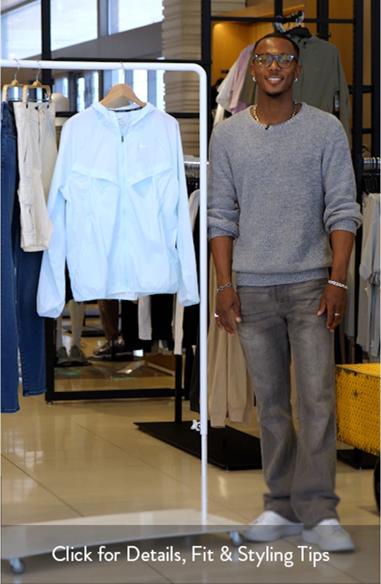 Stride Dri-FIT UV Hooded Running Jacket, sales video thumbnail