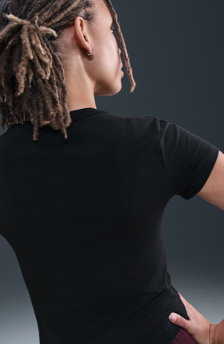 Nike Sportswear Slim Fit Winning Graphic T-Shirt, Alternate, color, Black