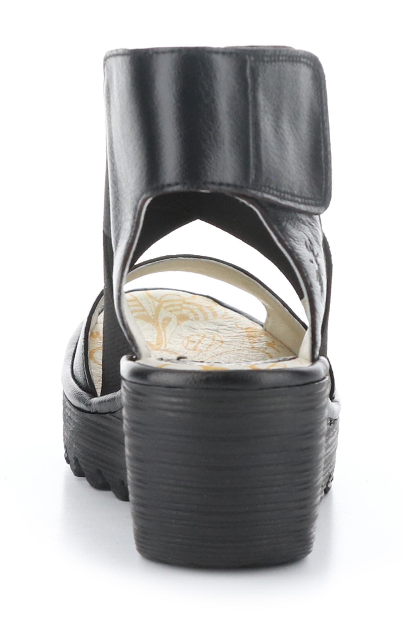 Fly London Yuba Platform Wedge Sandal, Alternate, color, 