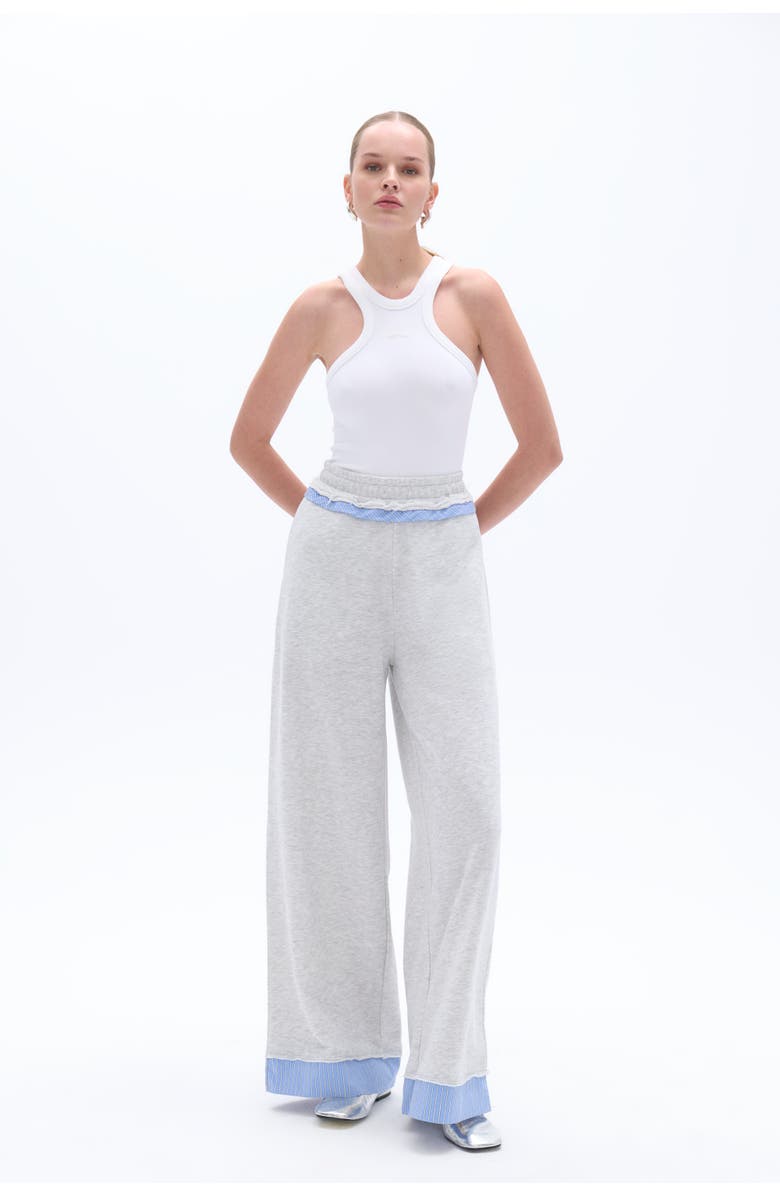 Nocturne Mid Rise Pants with Garni Details, Main, color,