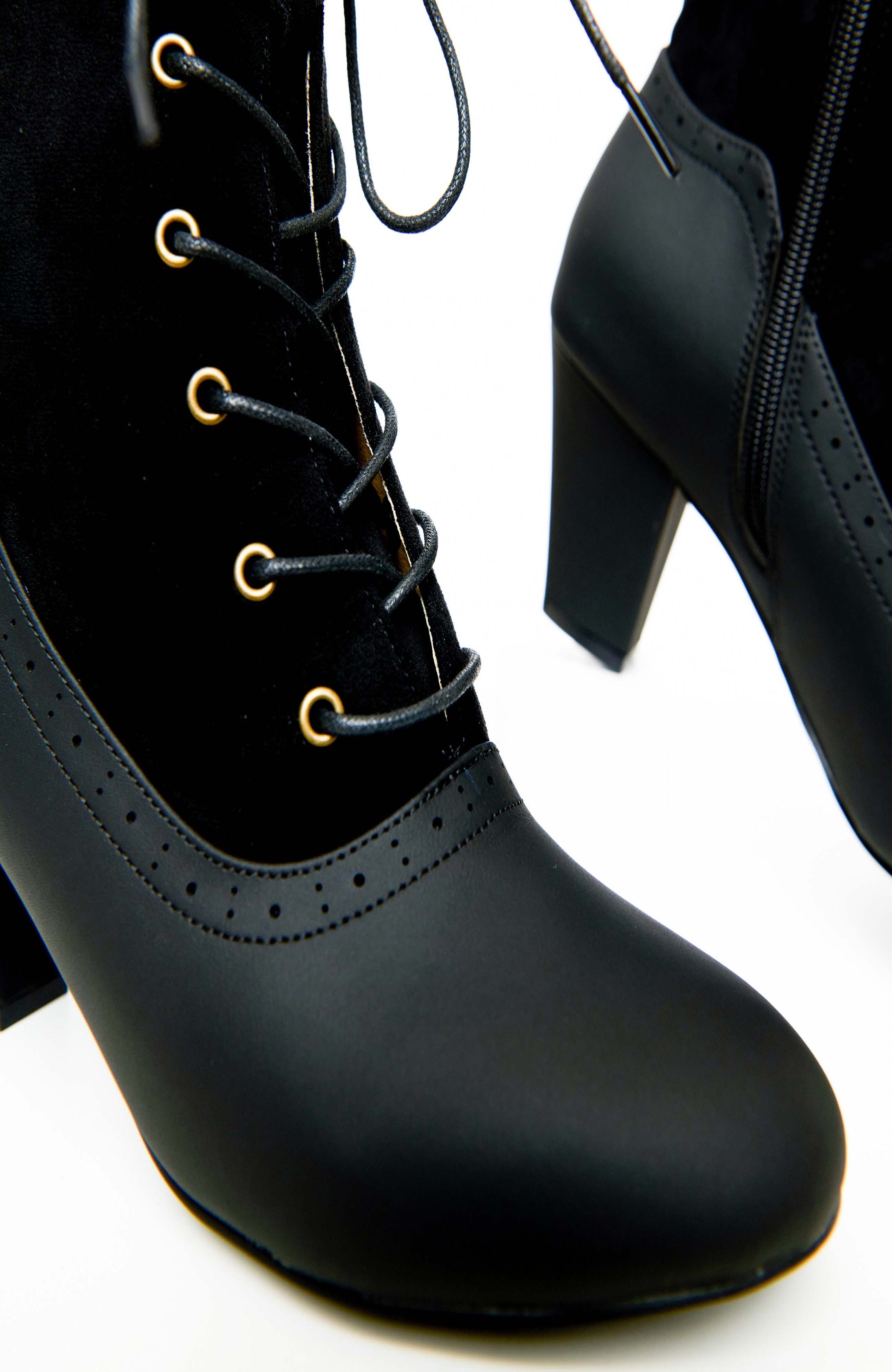 Victorian Boots, Alternate, color, Black