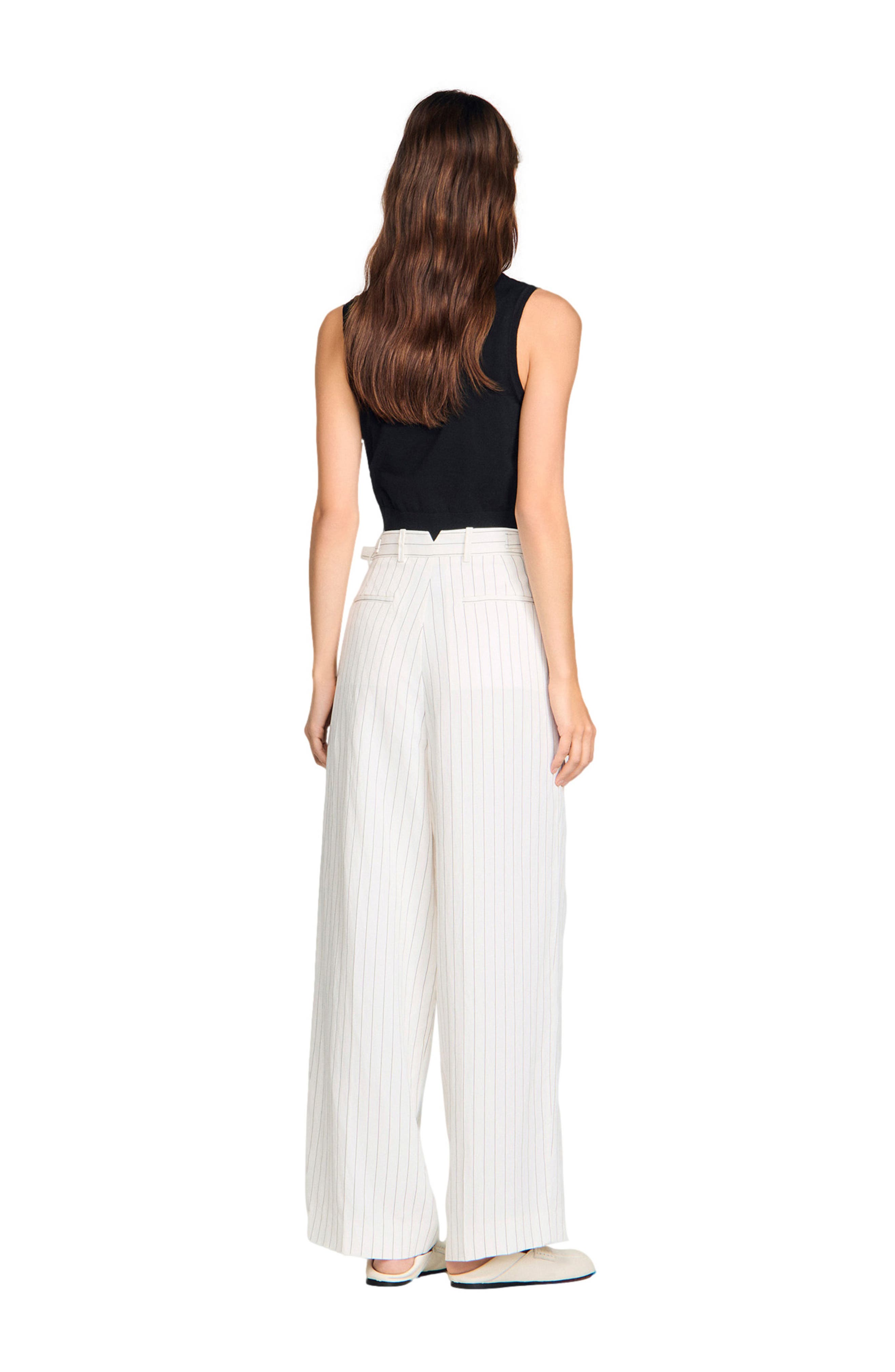 Striped suit trousers - image 2