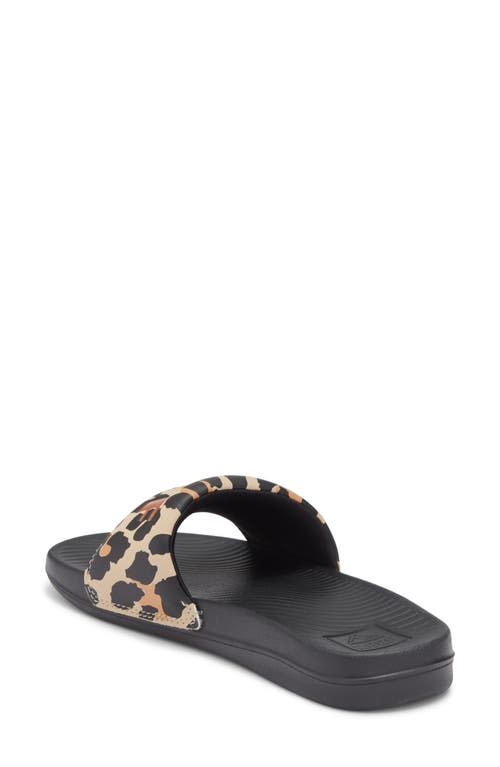 Reef Lana Slide Sandal In Animal Print