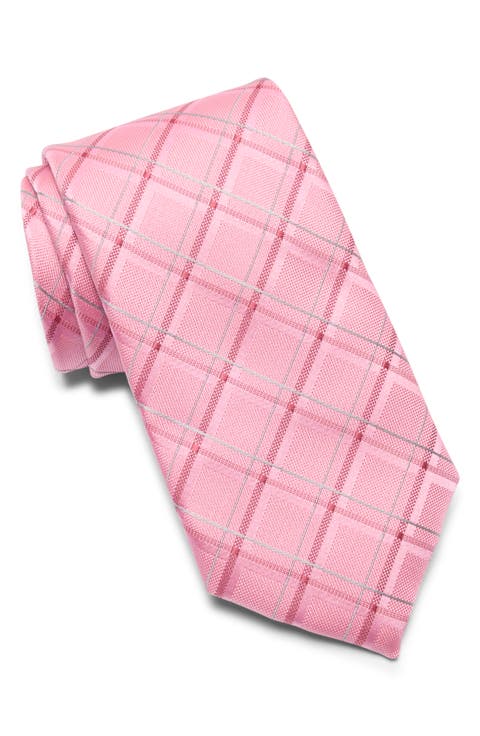 Sabine Grid Print Tie