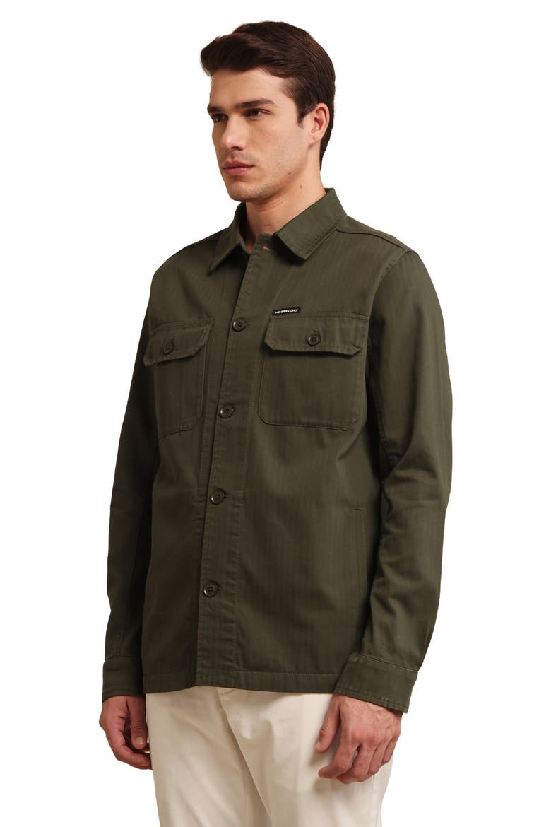 Men's Shirt Jacket, Alternate, color, Olive