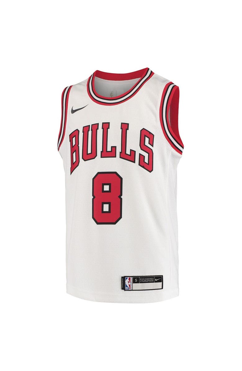 Nike Youth Nike Zach LaVine White Chicago Bulls 2020/21 Swingman Jersey - Association Edition, Alternate, color, 