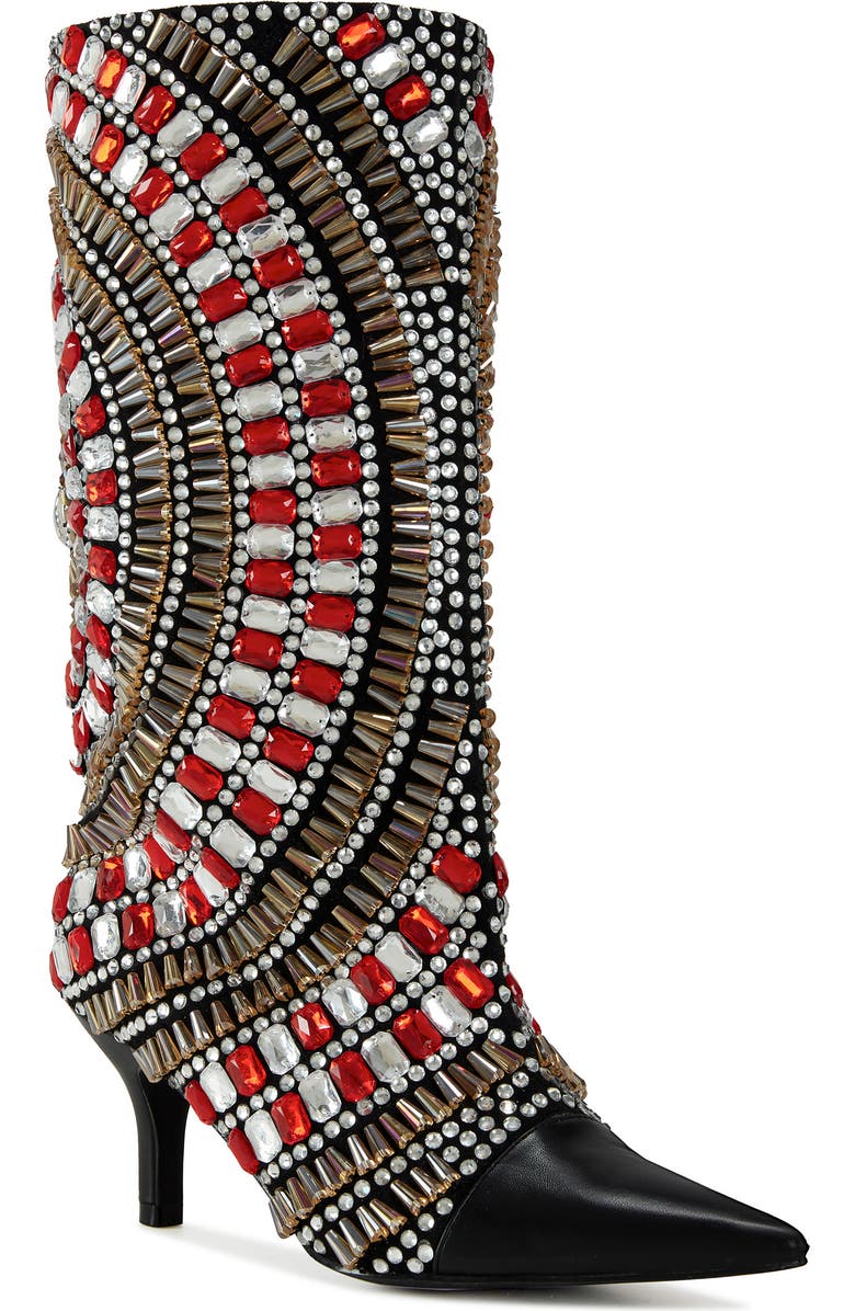 AZALEA WANG Farley Pointed Toe Boot, Main, color,