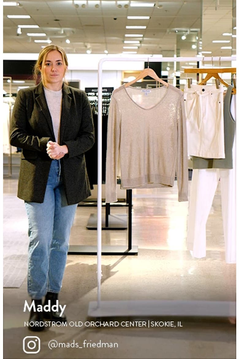 Cedar V-Neck Linen Sweater video