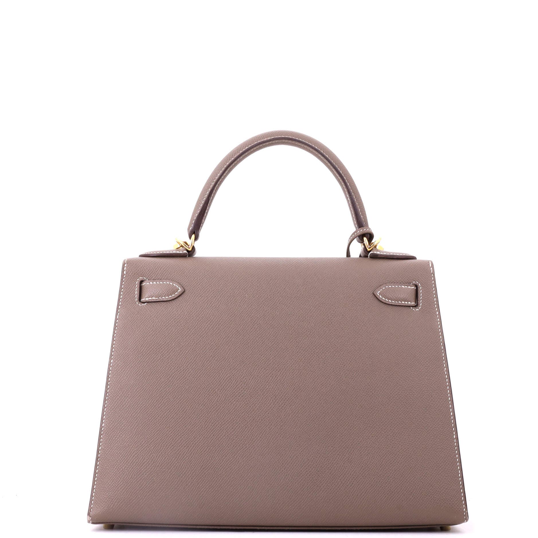 Pre-Owned Hermes Kelly Handbag Grey Epsom with Gold Hardware 28, Alternate, color, Etoupe