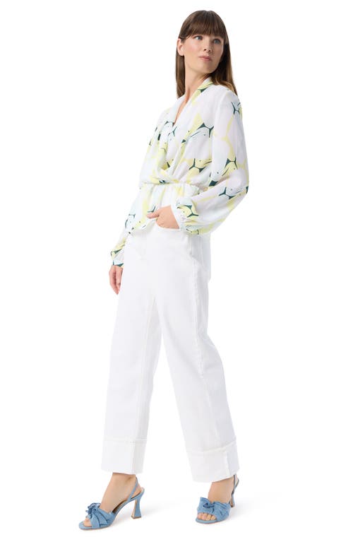 Do By Dee Ocleppo High Waist Cuff Wide Leg Jeans