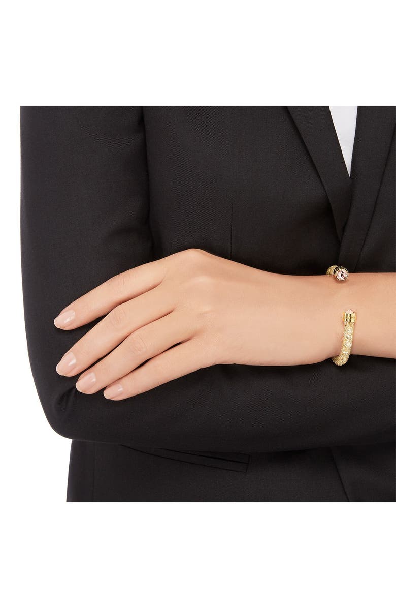 Swarovski Crystaldust Pave Swarovski Crystal Cuff Bracelet, Alternate, color, 