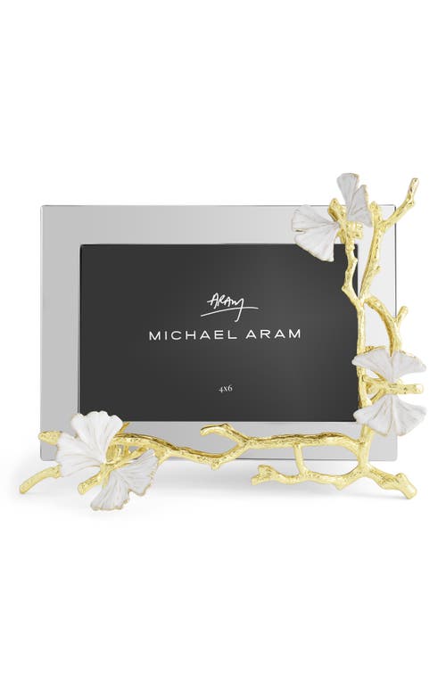 Michael Aram Butterfly Gold 4 X 6-inch Picture Frame In Multi