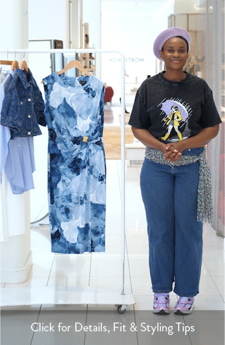 Gathered Waist Midi Dress, sales video thumbnail