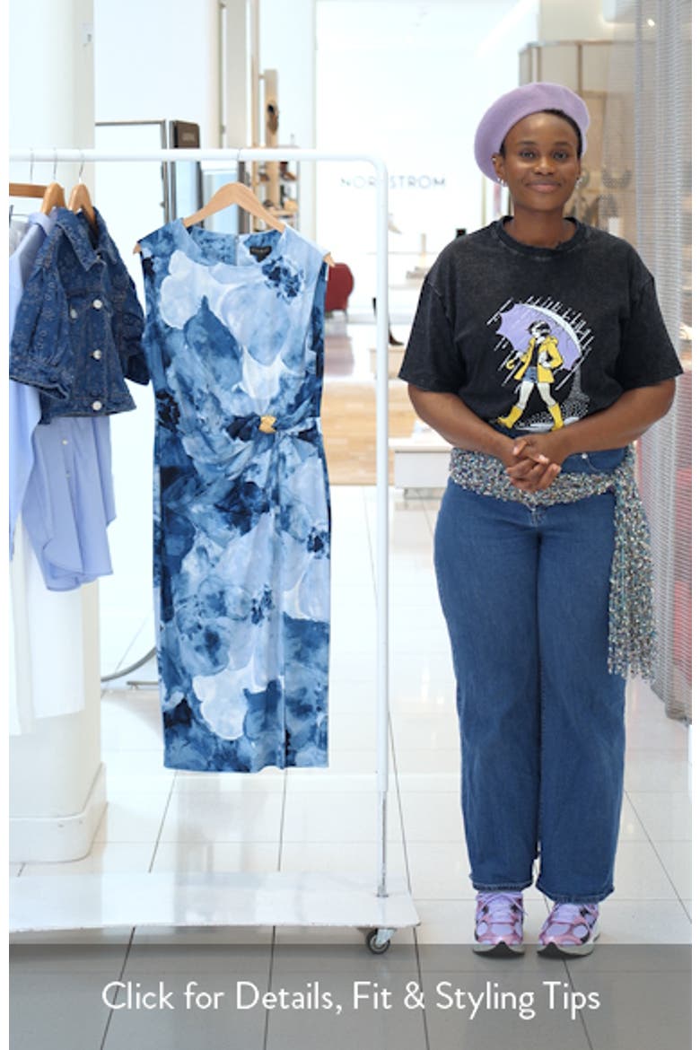 Gathered Waist Midi Dress video
