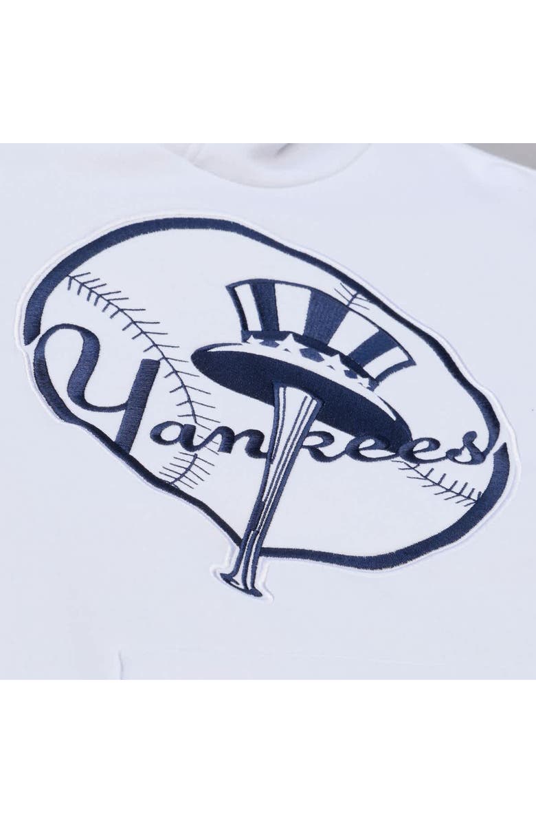 Mitchell & Ness Men's Mitchell & Ness  White New York Yankees Fleece Hoodie, Alternate, color, White